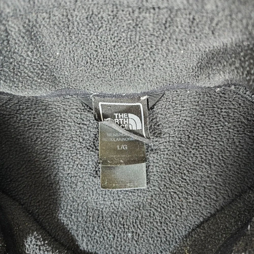 The North Face Reversible Fleece Zip Up Jacket Black Men's Size‎ Large Outdoors